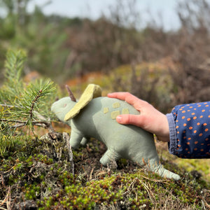 Trike Linen Dinosaur Toy
