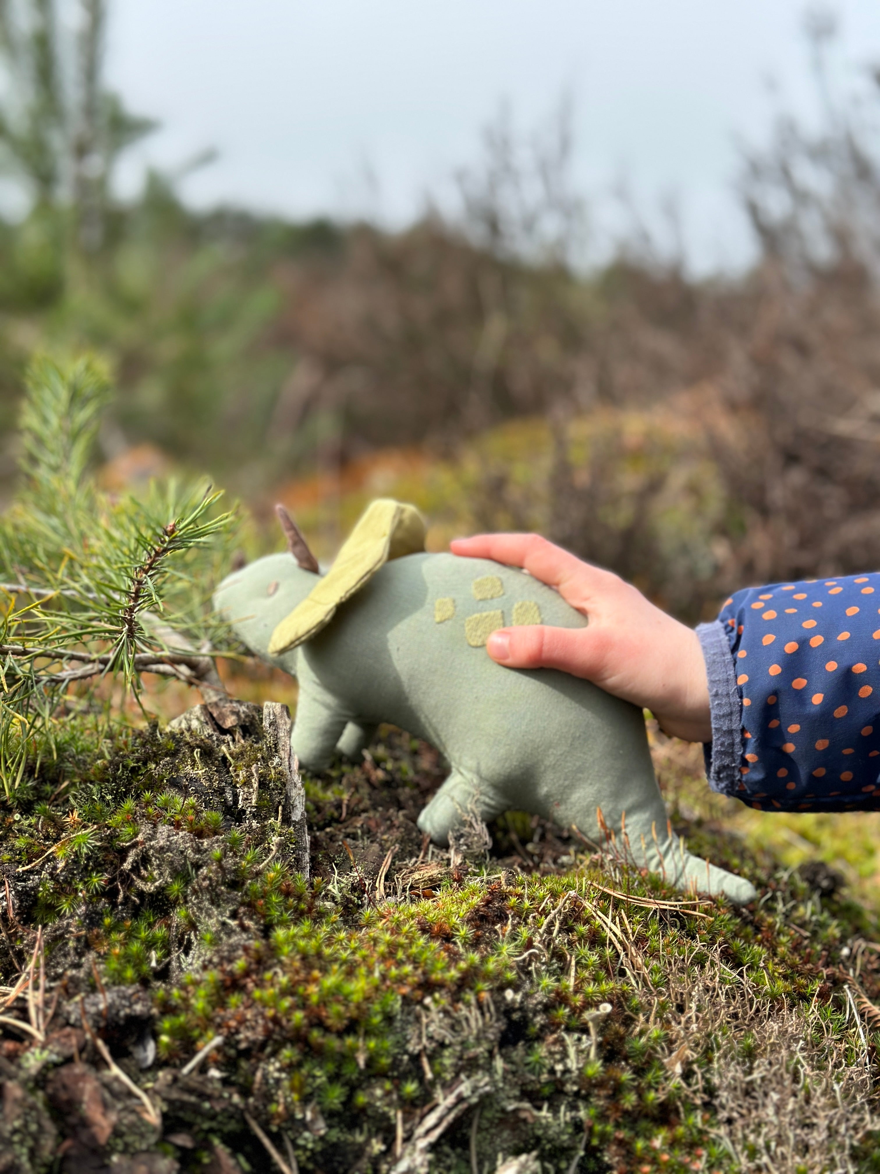 Trike Linen Dinosaur Toy