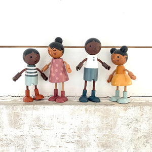Hummingbird Doll Family