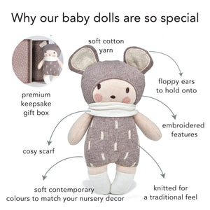 Baby Beau Knitted Doll