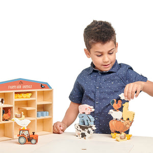 13 Farmyard Animals Shelf Set