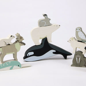Polar Animals Shelf Set